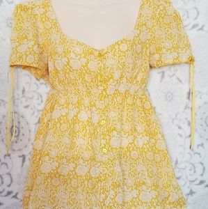 Banana Republic Yellow Blouse